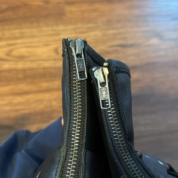 Frye Portia Harness Short Leather Black Boots - Women’s 7 1/2 - 71367 - Picture 11 of 16